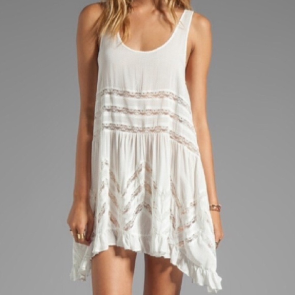 Free people white flowy dress
